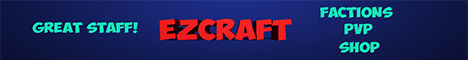 EzCraft minecraft server banner