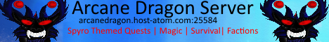 Arcane Dragon minecraft server banner