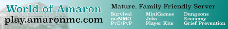 AmaronMC minecraft server banner