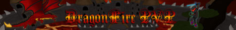DragonFirePvP minecraft server banner