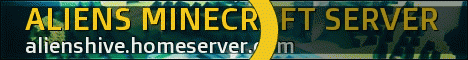 Aliens MC minecraft server banner