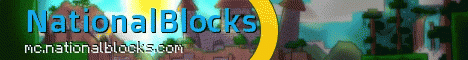 NationalBlocks minecraft server banner