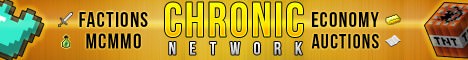 Chronic Network minecraft server banner