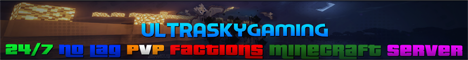 UltraSkyGaming minecraft server banner