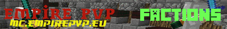 EMPIRE PVP minecraft server banner