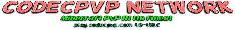 CodecPvP Network minecraft server banner