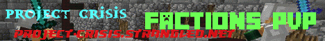 Project Crisis minecraft server banner
