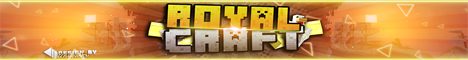 RoyalCraft minecraft server banner