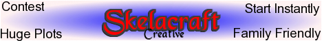 Skelacraft minecraft server banner