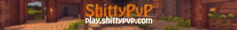ShittyPvP minecraft server banner