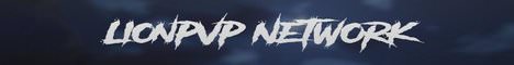 Lion PvP Network minecraft server banner