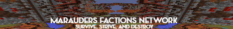 Marauders Factions minecraft server banner