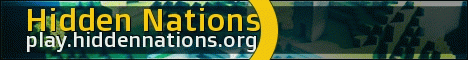 Hidden Nations minecraft server banner