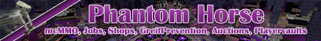 Phantom Horse minecraft server banner