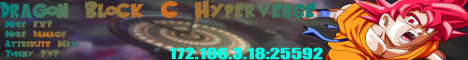 DBC Hyperverse minecraft server banner