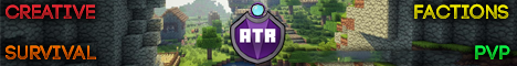 ATRNetwork minecraft server banner