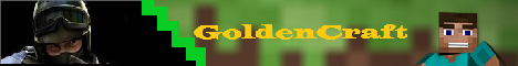 GoldenCraft minecraft server banner