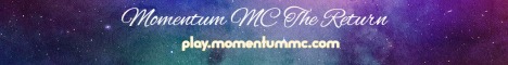 MomentumMC minecraft server banner