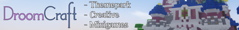 DroomCraft minecraft server banner