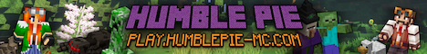 Humble Pie minecraft server banner
