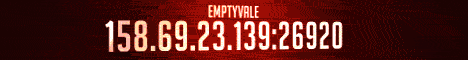 EmptyVale minecraft server banner