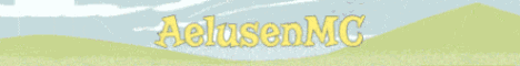 AelusenMC minecraft server banner