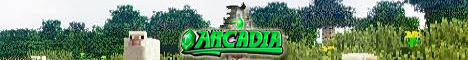 ArcadiaRealm minecraft server banner
