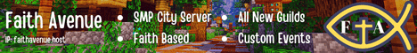 FaithAvenue minecraft server banner