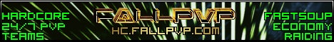FallPvP minecraft server banner