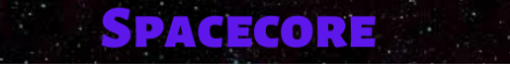 Spacecore minecraft server banner
