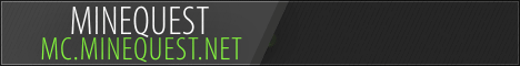 Minequest minecraft server banner