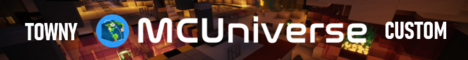 MCUniverse minecraft server banner