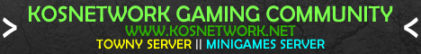 KOSNetwork minecraft server banner
