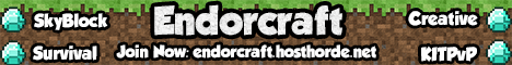 EndorCraft minecraft server banner