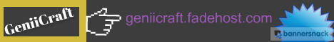 GeniiCraft minecraft server banner