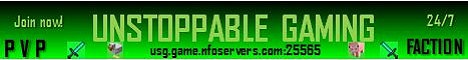 USG PVP Faction minecraft server banner