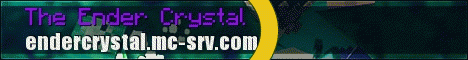 Ender Crystal minecraft server banner