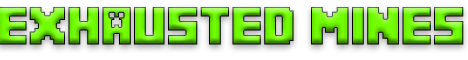Exhausted Mines minecraft server banner