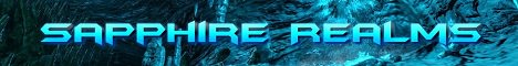 Sapphire Realms minecraft server banner