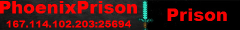 PhoenixPrison minecraft server banner