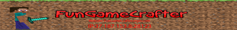 FunGameCrafter minecraft server banner