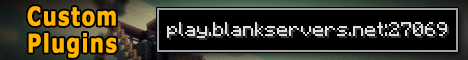 BlankServers minecraft server banner