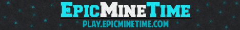 EpicMineTime minecraft server banner