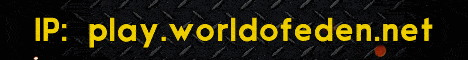 World of Eden minecraft server banner