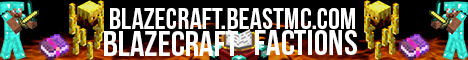 BlazeCraft minecraft server banner