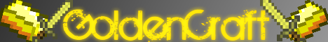 GoldenCreate minecraft server banner