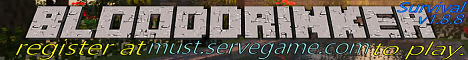 Blood Drinker minecraft server banner