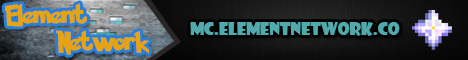 Element Network minecraft server banner