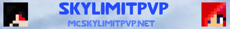 SkyLimitPvp minecraft server banner