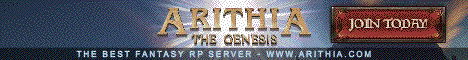 Arithia minecraft server banner